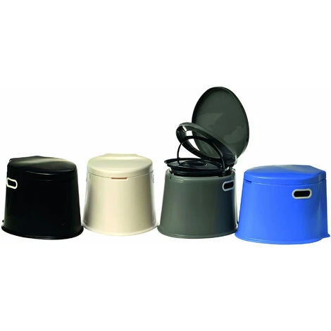 Yachticon Camping Eimer Toilette Grau 106040591705918