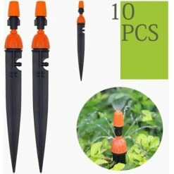 40 Stück Tropfbewässerungs- Und Doppelfunktions-Wassersprühbewässerungssysteme – Tropfbewässerungsset – 4 Mm/7 Mm Schlauchanschluss