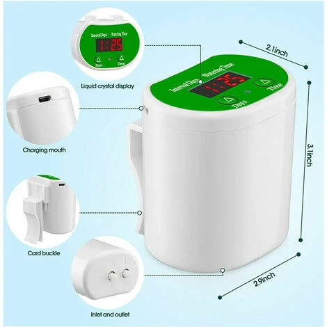 Zimmerpflanzen-Tropfset, Automatisches Bewässerungssystem, Programmierbarer Timer, Ideal Zum Gießen Von Pflanzen Im Urlaub. – Bild 3