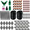 GTA Gartenbewässerungssystem Schlauchsprüher Und Tropfer DIY Kit, 98.4Ft 50Pcs
