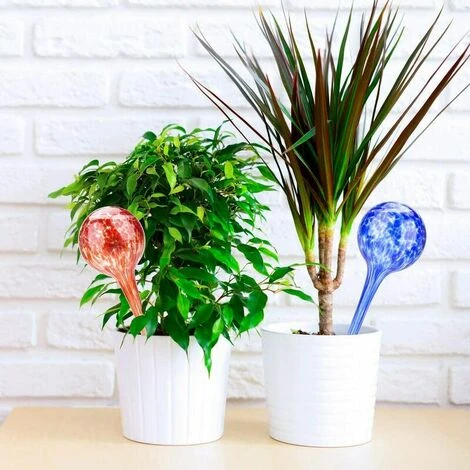 4 Stück Bunte Automatische Bewässerungskugeln Glaspflanzenbewässerungskugeln 7 Cm Durchmesser – Bild 5