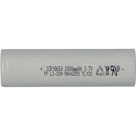 TerraE ICR 18650 20P Li-Ion Akku - 3,7V 2000mAh 30A – Bild 2