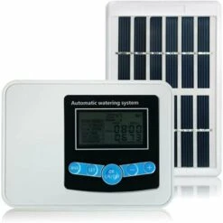Automatisches Bewässerungssystem, Upgrade Solar Garden Automatisches Outdoor-Pflanzenbewässerungsgerät Auto Drip Potted Plant Charging Solar Power Irrigation Right Po