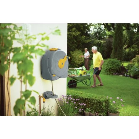 Hozelock Fast Reel Wandschlauchbox Mit 40 M Schlauch – Bild 2