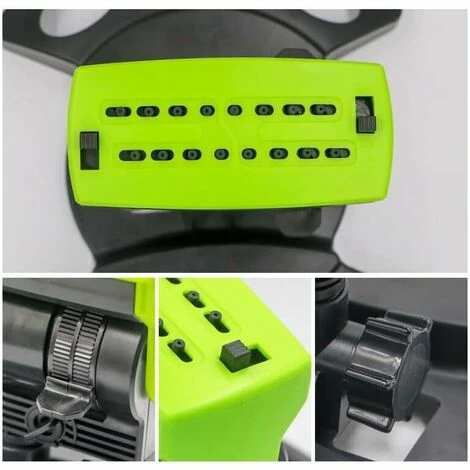 3-Wege-16-Düsen-verstellbarer Mini-Oszillations-Rasensprinkler. 180-Grad-automatisches Sprinkler-wasserdichtes Rasenbewässerungssystem Für Kinder Im Freien Sommerspiel-Wasserpark Für 1,9-cm-Schlauch – Bild 2