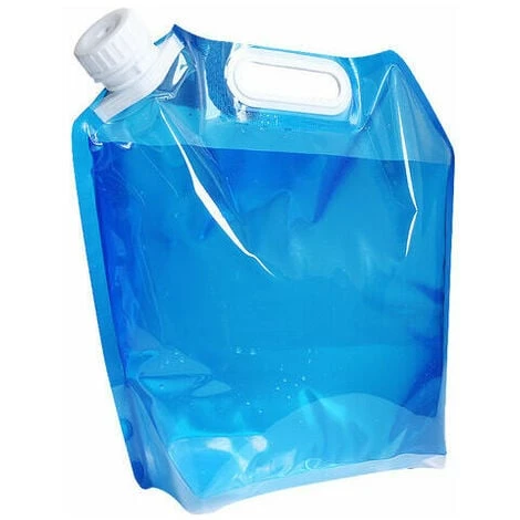 2er Set Faltbare Und Tragbare Trinkwasserkanister (5 L + 10 L) Geeignet Für Wandern, Camping, Picknick, Ausflug, Grill-Versail – Bild 5