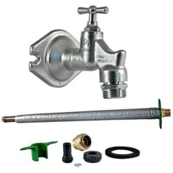 SEPP-EIS Außenwandventil (Wasserhahn) DN 15-1/2'', 135-500 Mm