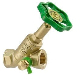 Schrägsitzventil, 1'' IG - DN25 - Mit Steigender Spindel, Fettkammeroberteil Und Entleerung