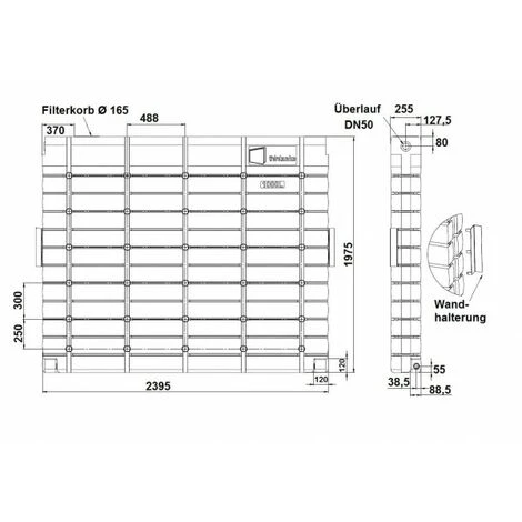 ThinTanks Oberirdischer Regenwassertank 1000L Espresso Schwarz – Bild 2