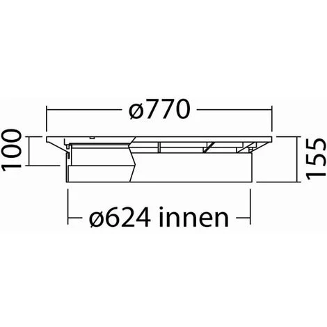 Zisterne Regenwassertank Gartenanlage Atlantis 5300 Liter Inkl. Begehbarer Tankabdeckung – Bild 4
