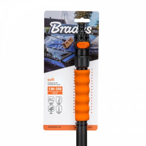 Teleskop Waschbürste Mit Soft-Ventil 4-Fach 150-250 Cm – Bild 3