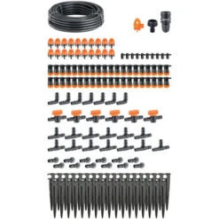 Orto Drip Kit Claber Um Tropfbewässerungsanlage Zu Realisieren Für Bis Zu 60 Pflanzen