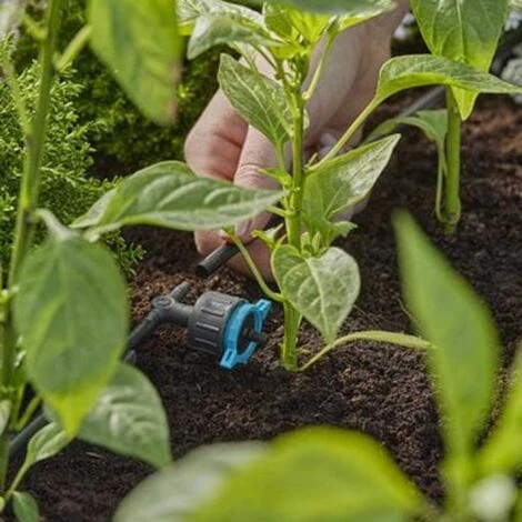 GARDENA® Micro-Drip-System 2.0 Regulierbarer Reihentropfer - 5er Pack – Bild 4