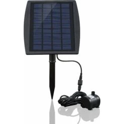 Bürstenlose Solarwasserpumpe Für Teich Solarbrunnen Wasserpumpe Mit Solarpanel 9V 2.5W 200L/H.