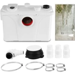 VINGO Hebeanlage Fäkalienpumpe 700W Zerkleinerer Kleinhebeanlage Pumpe PRO Toilette