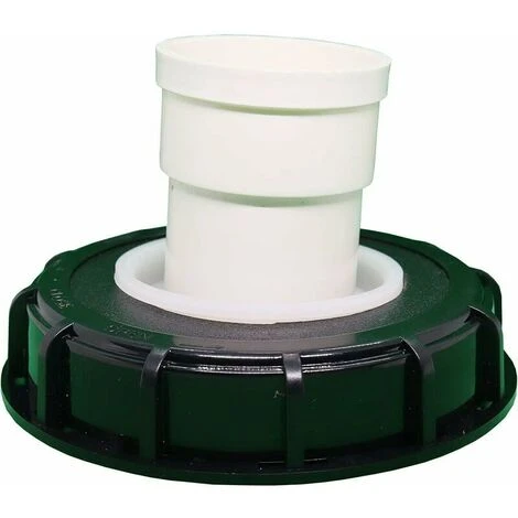 GTA Nylon Waschbarer IBC Deckelfilter Mit Deckel Für IBC Regenwassertank 1000L DN 75 Nadelfilz Schwarz 165mm – Bild 2