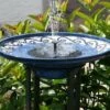 [NEU] Solarbrunnen, 1,6 W Gartenbrunnen Für Den Außenbereich, TekHome Wasserbrunnen, Gartendekoration, Mini-Wasserpumpe, Teichpumpe/Poolbrunnen, Teichpumpe Für Den Außenbereich, Ki