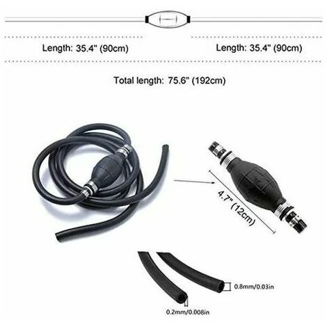 Handpumpe, Umfüllpumpe Mit Große Manuelle Ölpumpe Augleitung Großer Durchflussbehälter Harnstoff-Deflektor Für Benzin Öl Flüssiges Wasser Aquarium Boot Autozubehör – Bild 2