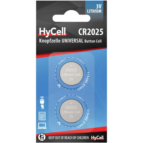 HyCell CR 2025 Knopfzelle CR 2025 Lithium 140 MAh 3 V 2 St.