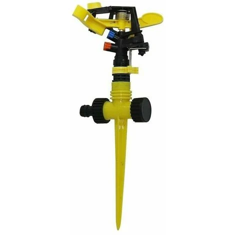 360-Grad-Rotationsstrahlsprinkler 1/2 Dual Outlet Rocker Nozzles Außengewinde Garden Farming Bewässerungssprinkler – Bild 4