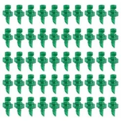 100 STÜCKE Terrassendüsen Bewässerungsdüsen Nebeldüsen Bewässerungssysteme Gartensprinklerdüsen Tropfbewässerung, - (Grün)