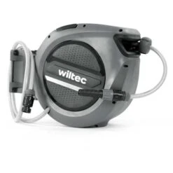 XPOtool Schlauchbox Mit Aufroll-Automatik 15m Wasserschlauch Zur Wandmontage Für Gartenbewässerung