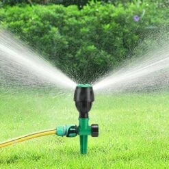 Gartensprenger, Rasensprenger 360° Drehbarer Sprinkler Für 4-7m Große Flächenbewässerung, Sprinkler Für Garten/Rasen/Bewässerung
