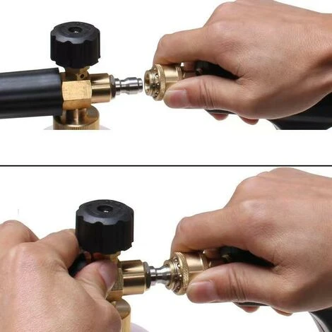 Hochdruckautowasch-Schneeschaumflasche Mit 1/4 Schnellkupplung Schnellkupplung Schaumkanone Schaumkanone – Bild 5
