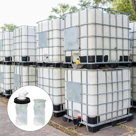45° IBC-Deckelfilter, 163 Mm Nylon-Regenwasserfilter, Waschbar Mit Deckel Für IBC-Regenwassertank DN 150 – Bild 4