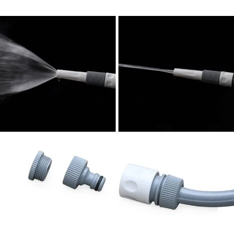 Automatische Gartenschlauchtrommel 20 M, Wandtrommel Mit Gartenschlauch, Anschlussstück Und Lanze Im Lieferumfang Enthalten – Bild 4