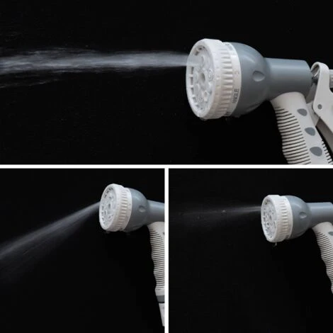 Automatische Gartenschlauchtrommel 30m, Wandtrommel Mit Gartenschlauch, Anschlussstück Und Spritzpistole Im Lieferumfang Enthalten – Bild 5