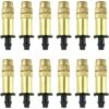 12 Stück Zerstäubende Kupferdüsen, Verstellbare Sprühtropfer, Zerstäubende Sprinkler, Sprühnebelsysteme Für Die Gartenbewässerung