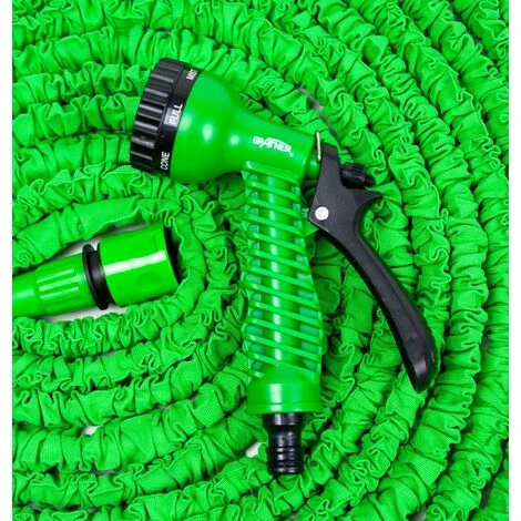 Grafner® Flexibler 1/2 Gartenschlauch 30 M Inkl. 7 Funktionen Brause Flexischlauch – Bild 2